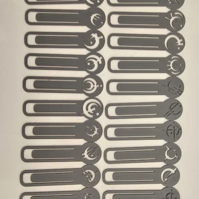 Bookmark Mistborn Steel Alphabet (Bộ 20 mẫu)