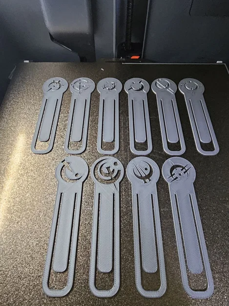 Bookmark Mistborn Steel Alphabet (Bộ 20 mẫu) - Image 3