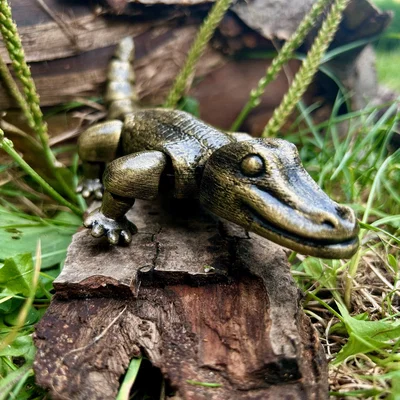 Mô hình cá sấu 3D khớp nối linh hoạt (Flexi Crocodile) cực thú vị