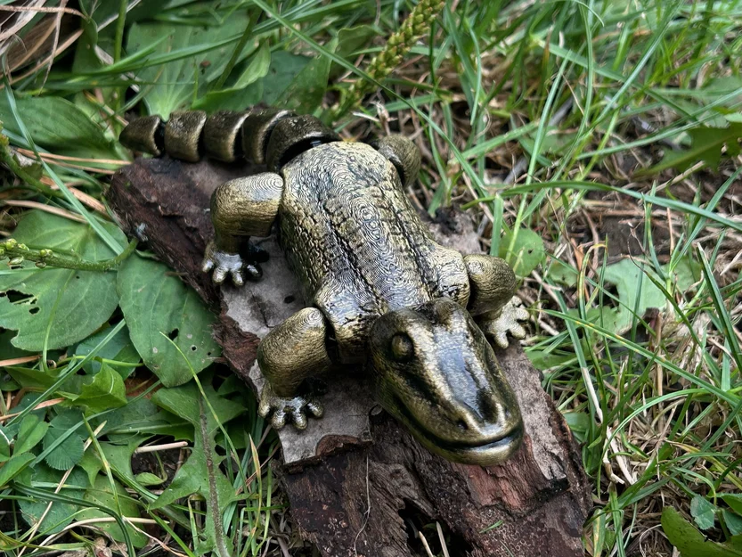 Mô hình cá sấu 3D khớp nối linh hoạt (Flexi Crocodile) cực thú vị - Image 3