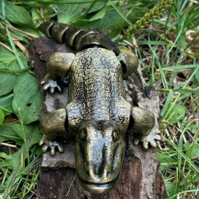 Mô hình cá sấu 3D khớp nối linh hoạt (Flexi Crocodile) cực thú vị