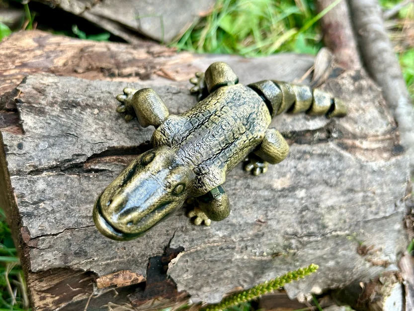 Mô hình cá sấu 3D khớp nối linh hoạt (Flexi Crocodile) cực thú vị - Image 5