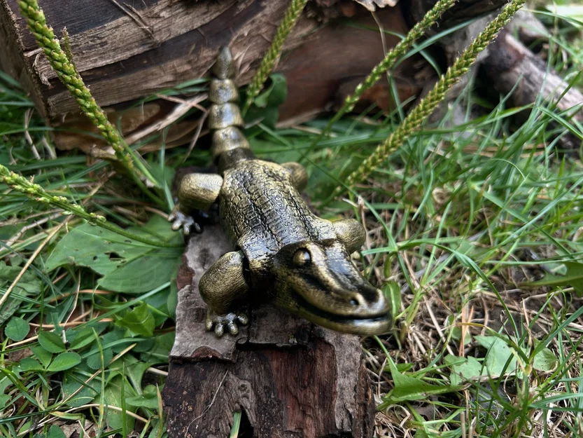 Mô hình cá sấu 3D khớp nối linh hoạt (Flexi Crocodile) cực thú vị - Image 6