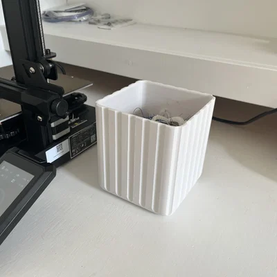 Thùng rác để bàn mini 3D in - Tiện ích gọn gàng cho góc máy in