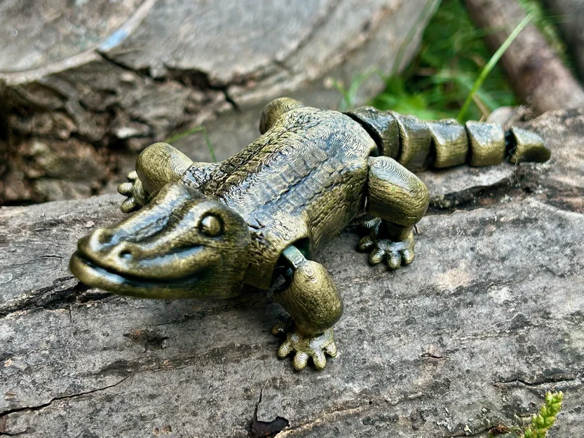 Mô hình cá sấu 3D khớp nối linh hoạt (Flexi Crocodile) cực thú vị - Image 7