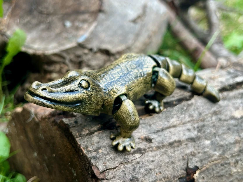 Mô hình cá sấu 3D khớp nối linh hoạt (Flexi Crocodile) cực thú vị - Image 8