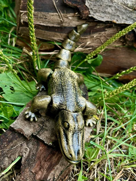 Mô hình cá sấu 3D khớp nối linh hoạt (Flexi Crocodile) cực thú vị - Image 9