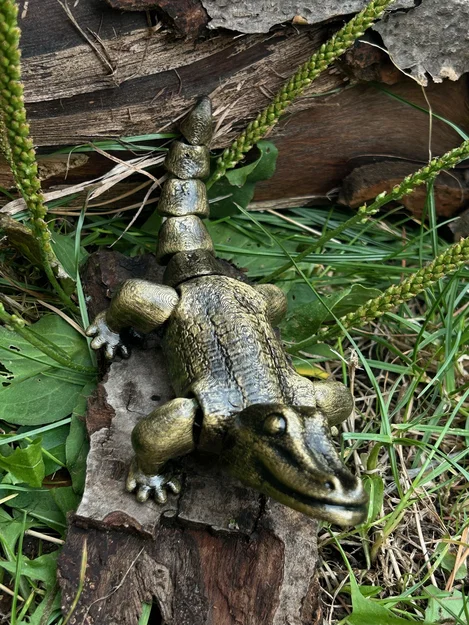Mô hình cá sấu 3D khớp nối linh hoạt (Flexi Crocodile) cực thú vị - Image 11