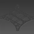 Bệ đỡ bed carriage cho Ender 3 Max Neo (carbon fiber 3mm, MGN12H) - Thumbnail 2
