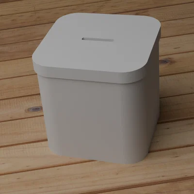 Hộp đựng tiền tiết kiệm 3D (Modern Money Box) phong cách tối giản