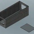 Khay đựng nguyên liệu làm bánh có vách ngăn tùy chỉnh in 3D - Thumbnail 3