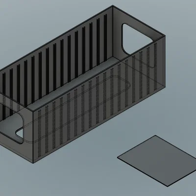 Khay đựng nguyên liệu làm bánh có vách ngăn tùy chỉnh in 3D