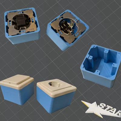 Vỏ/hộp cho ổ cắm & công tắc Berker (socket housing)