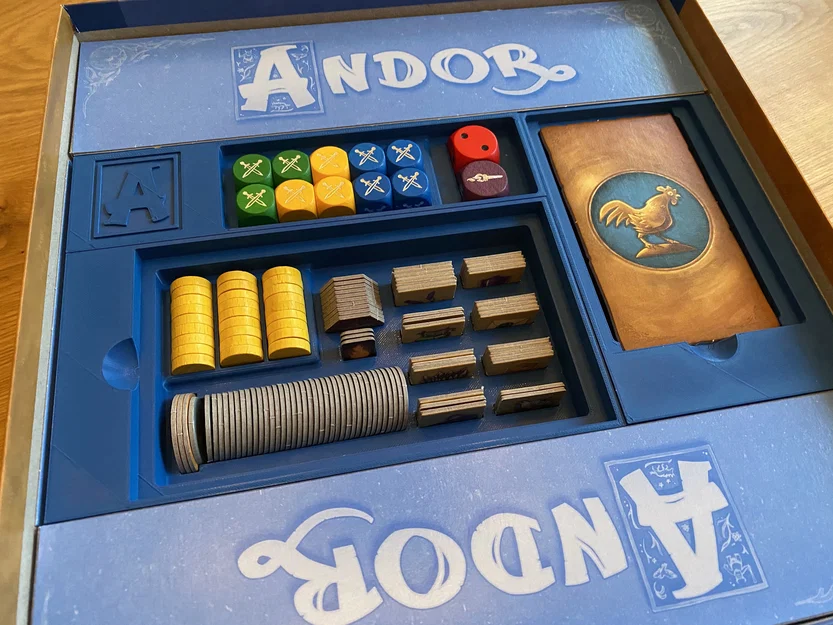 Bộ organizer hộp game Andor Junior - Image 1