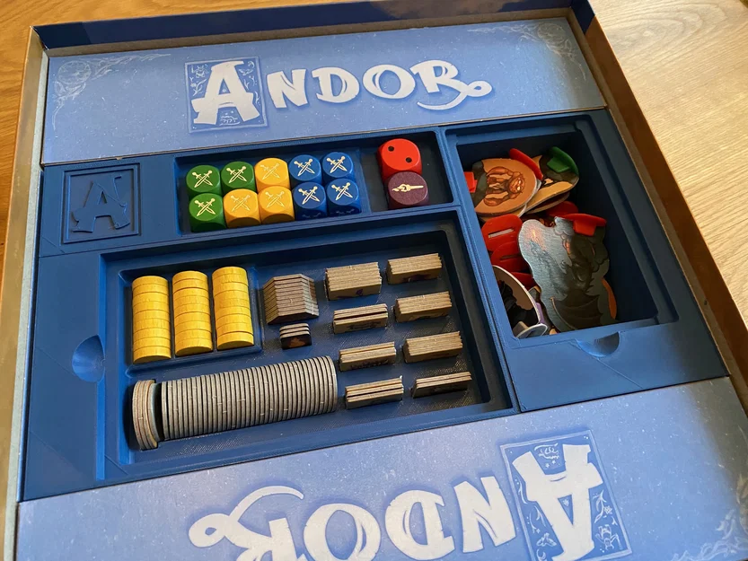 Bộ organizer hộp game Andor Junior - Image 2