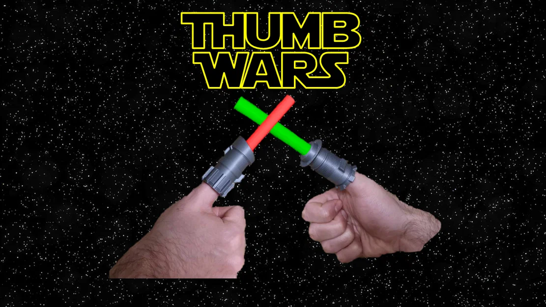 Thumb Wars Lightsabers (Finger toys) – Kiếm ánh sáng chơi thumb war - Image 1