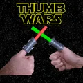 Thumb Wars Lightsabers (Finger toys) – Kiếm ánh sáng chơi thumb war - Thumbnail 1