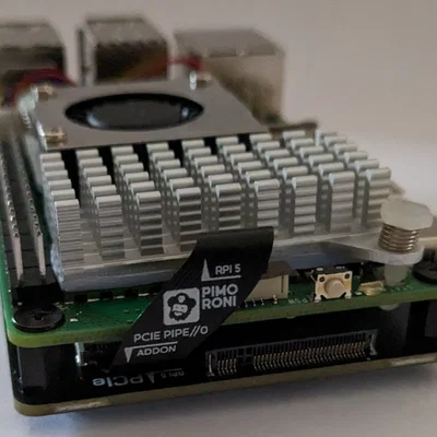 Vỏ Raspberry Pi 5 + Active Cooler + NVMe SSD (Pimoroni NVMe Base)