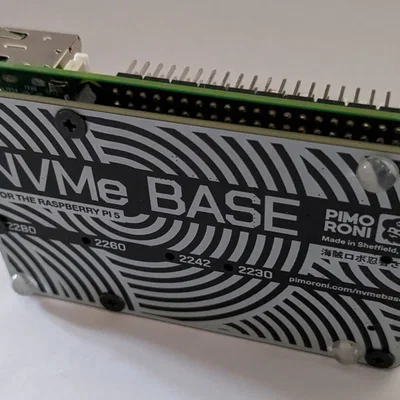 Vỏ Raspberry Pi 5 + Active Cooler + NVMe SSD (Pimoroni NVMe Base)