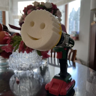 Đầu gắn Scrub daddy cho máy khoan (Scrub daddy drill attatchment)