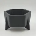 Chậu cây phong cách Mid-Century thiết kế lục giác - Thumbnail 2