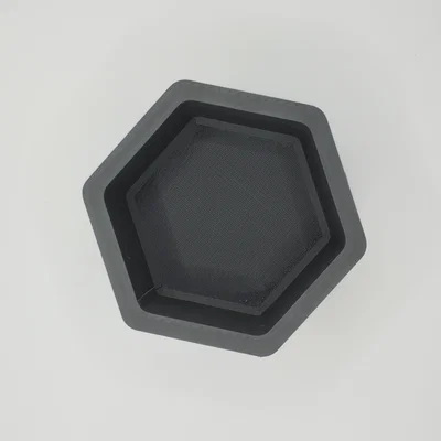 Chậu cây phong cách Mid-Century thiết kế lục giác