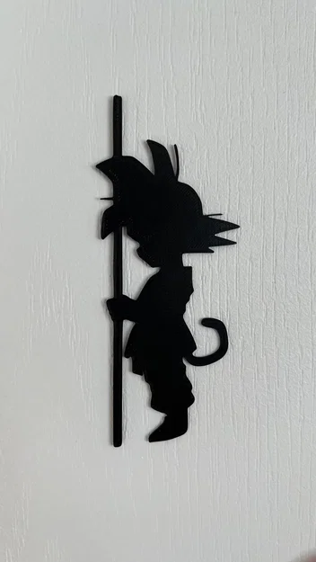 Mô hình trang trí tường 3D hình Kid Goku Dragon Ball độc đáo - Image 1
