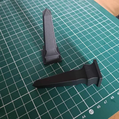 Mô hình cột đá Obelisk 1x1 cho bàn cờ TTRPG - Dễ in không cần support