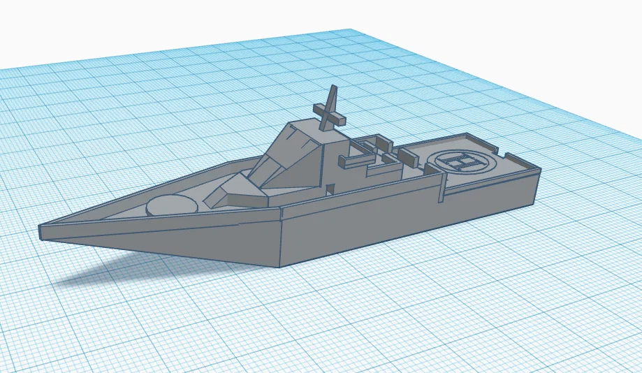 Mô hình tàu chiến hải quân 3D ấn tượng - Tải file STL miễn phí - Image 1
