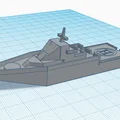 Mô hình tàu chiến hải quân 3D ấn tượng - Tải file STL miễn phí - Thumbnail 1