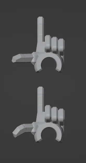 Bộ bàn tay hình súng cho mô hình Dummy 13 - Image 1