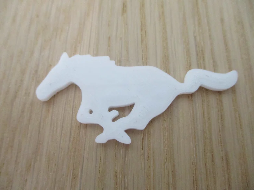 Mô hình Logo ngựa hoang Ford Mustang in 3D chất lượng cao - Image 1