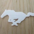 Mô hình Logo ngựa hoang Ford Mustang in 3D chất lượng cao - Thumbnail 1
