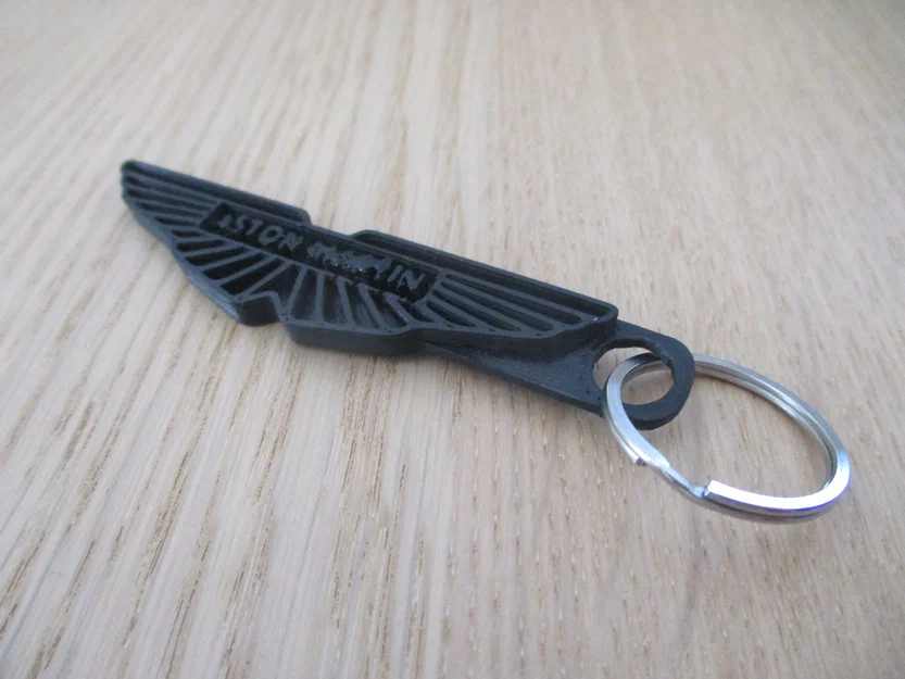 Móc khóa biểu tượng Aston Martin F1 - Phụ kiện in 3D cho fan tốc độ - Image 1