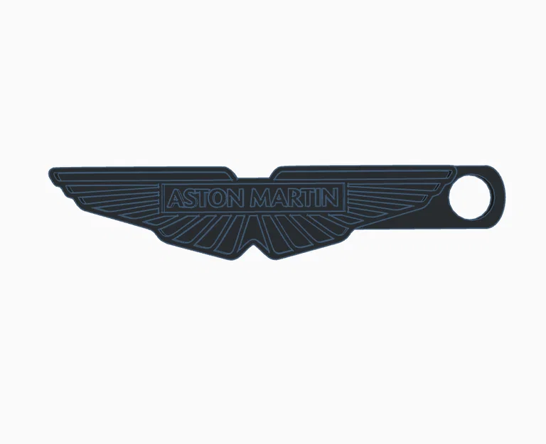 Móc khóa biểu tượng Aston Martin F1 - Phụ kiện in 3D cho fan tốc độ - Image 2