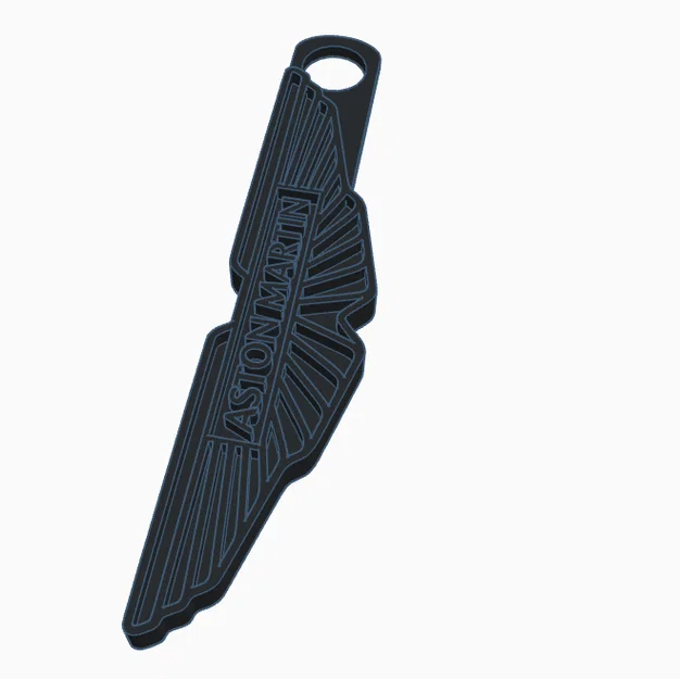 Móc khóa biểu tượng Aston Martin F1 - Phụ kiện in 3D cho fan tốc độ - Image 4
