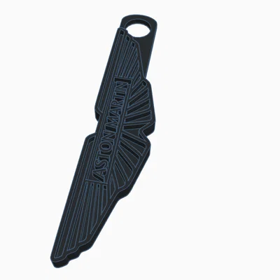 Móc khóa biểu tượng Aston Martin F1 - Phụ kiện in 3D cho fan tốc độ