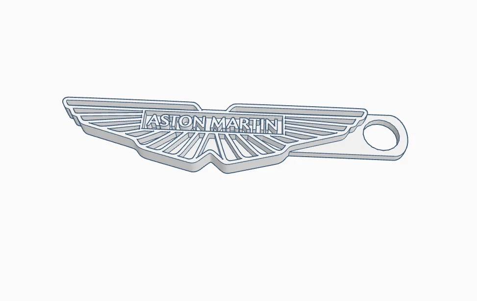 Móc khóa biểu tượng Aston Martin F1 - Phụ kiện in 3D cho fan tốc độ - Image 6
