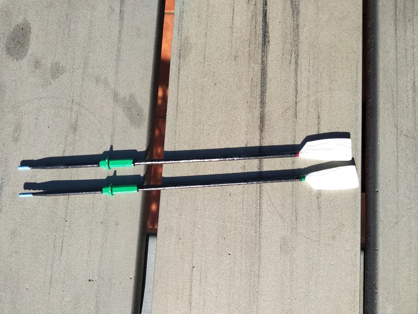 Thuyền đua Single Scull (racing shell) – model in 3D - Image 3