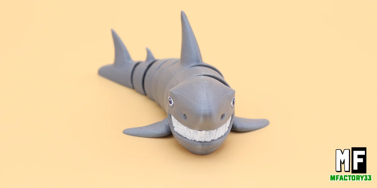 Cá Mập Khớp Nối Print-in-Place (Shark Articulated Print-in-Place) - Image 1
