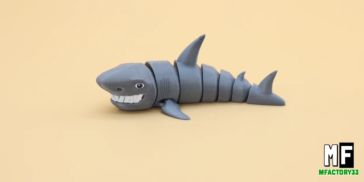 Cá Mập Khớp Nối Print-in-Place (Shark Articulated Print-in-Place) - Image 2