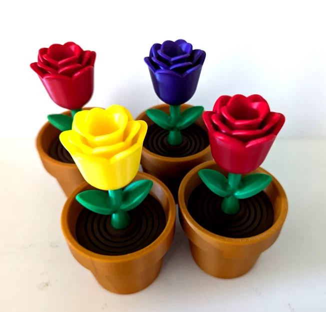 Springy Flower Fidget – Hoa Lò Xo Vặn Ren - Image 3