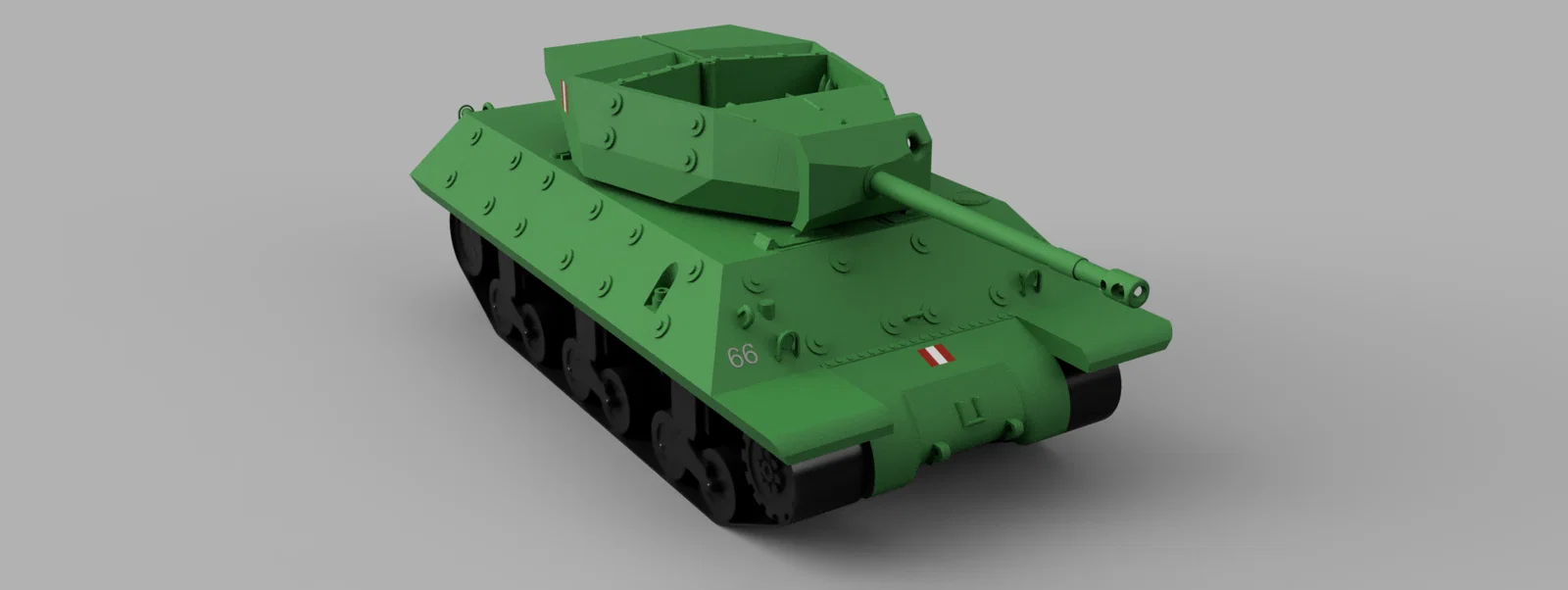 Mô hình xe tăng M10 Tank Destroyer (Achilles) in 3D đẹp mắt - Image 1