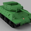 Mô hình xe tăng M10 Tank Destroyer (Achilles) in 3D đẹp mắt - Thumbnail 1
