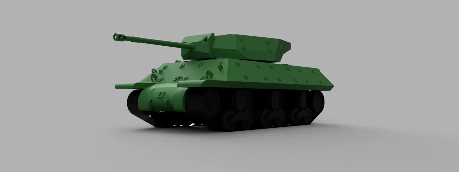 Mô hình xe tăng M10 Tank Destroyer (Achilles) in 3D đẹp mắt - Image 2