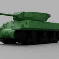 Mô hình xe tăng M10 Tank Destroyer (Achilles) in 3D đẹp mắt - Thumbnail 2