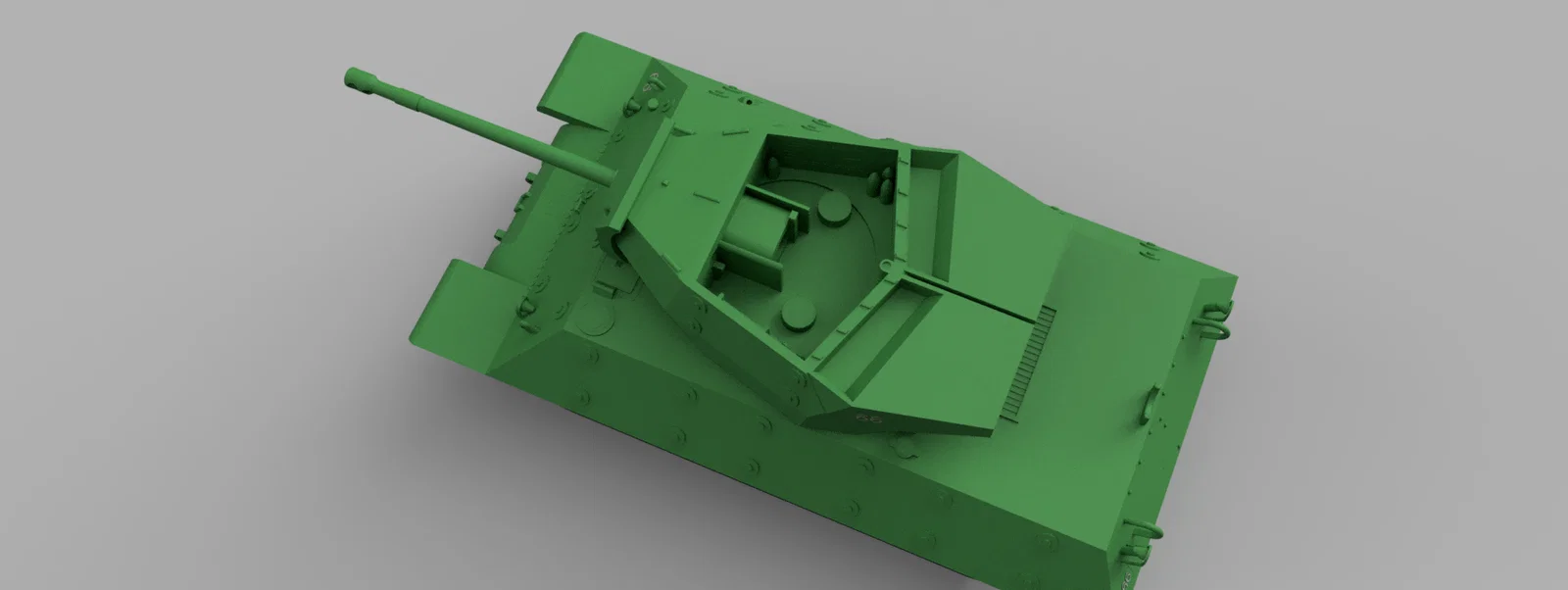 Mô hình xe tăng M10 Tank Destroyer (Achilles) in 3D đẹp mắt - Image 3