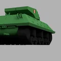 Mô hình xe tăng M10 Tank Destroyer (Achilles) in 3D đẹp mắt - Thumbnail 4