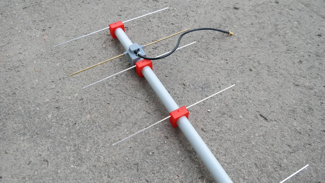 Bộ linh kiện antenna YAGI di động (Portable YAGI antenna components) - Image 9