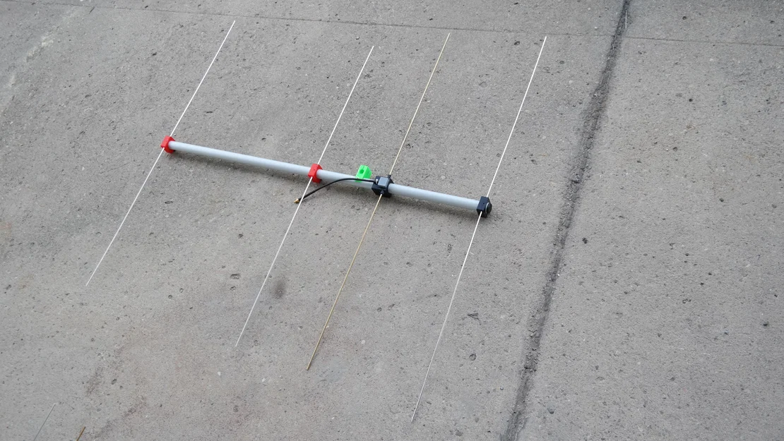 Bộ linh kiện antenna YAGI di động (Portable YAGI antenna components) - Image 11
